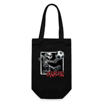 STRIKER SOCCER - SKELETON - Gift Bag for Bottles - black - Front