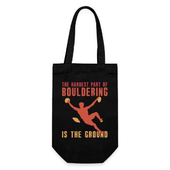 Bouldering Boulderer Bouldering - Gift Bag for Bottles - black - Front