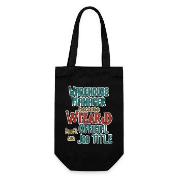 Warehouse Manager Wizard - Gift Bag for Bottles - black - Front