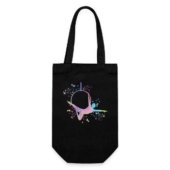 Aerialist Aerial Ring Lyra Air Ring - Gift Bag for Bottles - black - Front