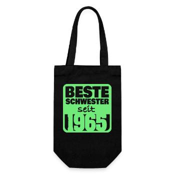 1965 - Geschenkbeutel für Flaschen - Schwarz - Vorne