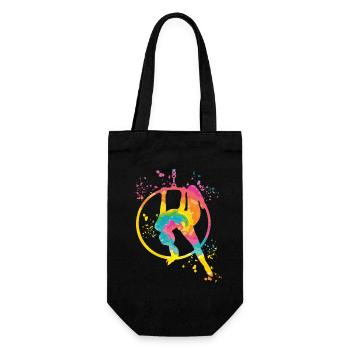 Aerialist Aerial Ring Lyra Air Ring - Gift Bag for Bottles - black - Front