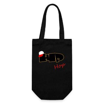 Hip Hop Rap - MC - Breakdance - Geschenkbeutel für Flaschen - Schwarz - Vorne