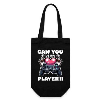 CAN YOU BE MY PLAYER II - VALENTINES DAY GIFT - Gift Bag for Bottles - black - Front