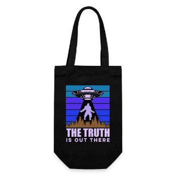 OVNI Bigfoot Yeti Sasquatch - Sac à bouteille - noir - Devant