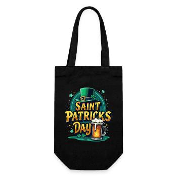 Bière de la Saint-Patrick - Sac à bouteille - noir - Devant