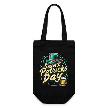 Bière de la Saint-Patrick - Sac à bouteille - noir - Devant