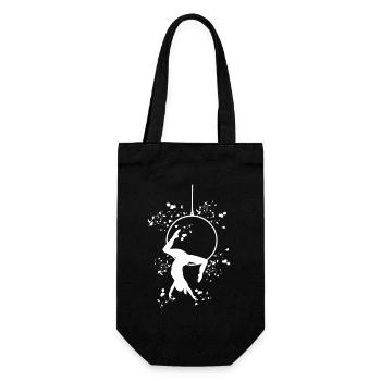 Aerialist Aerial Ring Lyra Air Ring - Gift Bag for Bottles - black - Front