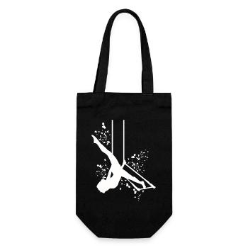Aerialist Cloud Swing Kinder Trapez - Geschenkbeutel für Flaschen - Schwarz - Vorne