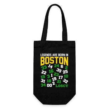LEGENDEN WERDEN IN BOSTON GEBOREN - BASKET - Geschenkbeutel für Flaschen - Schwarz - Vorne