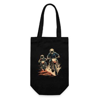 Motocross papa papa - Sac à bouteille - noir - Devant