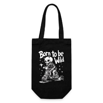 Skull Devil sur Scooter - Sac à bouteille - noir - Devant