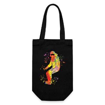 Snowboarder Snowboarding Snowboard - Geschenkbeutel für Flaschen - Schwarz - Vorne