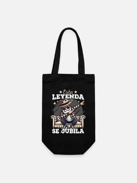 Jubilado Jubilación Regalo Esta Leyenda Se Jubila - Bolsa de regalo para botellas - negro