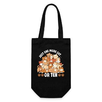 Only 1 Cat Kitty Cats Cat Lover - Gift Bag for Bottles - black - Front