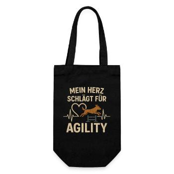Chien Sport Agility Heart Beat Course Chien - Sac à bouteille - noir - Devant
