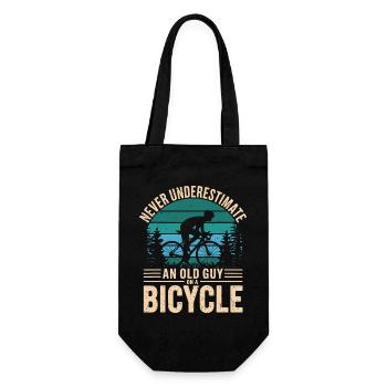 Hommage au cyclisme d’époque pour les amateurs de vélo - Sac à bouteille - noir - Devant