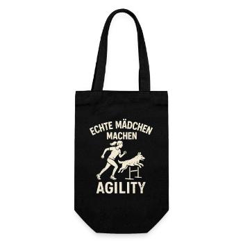 Agility Dog Sports Training Hurdles Four-legged Friends - Gift Bag for Bottles - black - Front