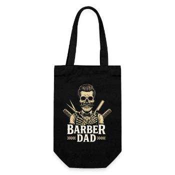 Père Barber Papa Barbier Coiffeur - Sac à bouteille - noir - Devant
