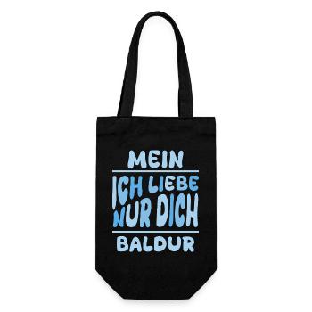 Man Baldur - Gift Bag for Bottles - black - Front