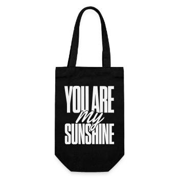 Tu es mon rayon de soleil Faute de frappe - Sac à bouteille - noir - Devant