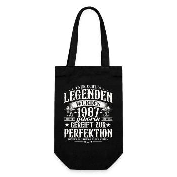Cadeau d’anniversaire Born Legends du Vintage 1987 - Sac à bouteille - noir - Devant