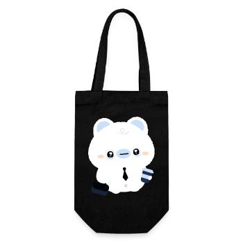 Café de l’ours polaire fatigué - Sac à bouteille - noir - Devant
