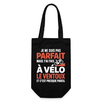 I did the Ventoux by bike bike bike gift cyclist - Gift Bag for Bottles - black - Front