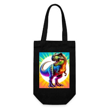 dinosaure - Sac à bouteille - noir - Devant
