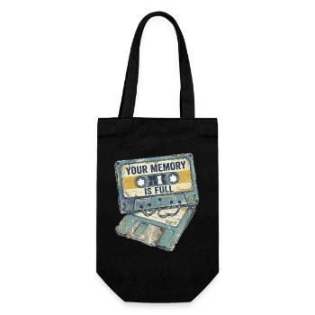 Full Memory - Gift Bag for Bottles - black - Front