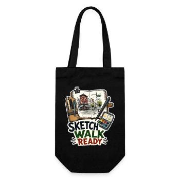 CROQUIS PRÊT - Sac à bouteille - noir - Devant