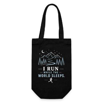 Trail Running - Je cours pendant que le monde dort - Sac à bouteille - noir - Devant