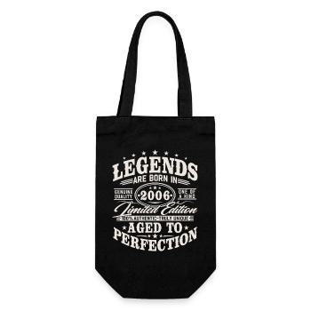 2006 Vintage Vintage Cadeau d’anniversaire Rétro - Sac à bouteille - noir - Devant