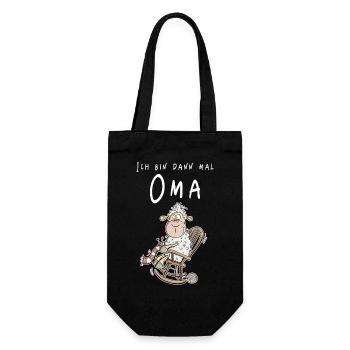 Je suis alors grand-mère je petit-fils je petit-fils - Sac à bouteille - noir - Devant