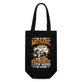 Mechanic Craftsman Repair - Gift Bag for Bottles - black - Front