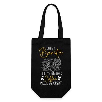 Espresso Coffee Lovers Coffee Drinkers - Gift Bag for Bottles - black - Front
