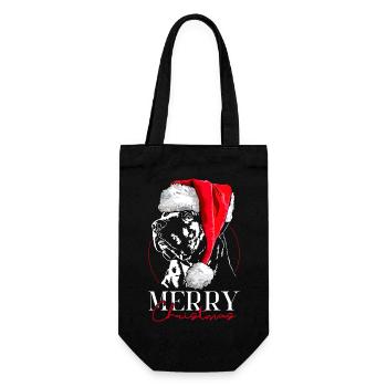 Santa TOSA INU Joyeux Noël Chiens Wilsigns - Sac à bouteille - noir - Devant