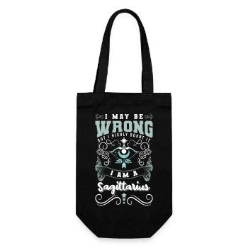 Signe du zodiaque Novembre - Sac à bouteille - noir - Devant