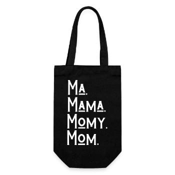 Mama idee cadeau - Sac à bouteille - noir - Devant