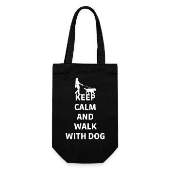 Chien de chasse - Sac à bouteille - noir - Devant