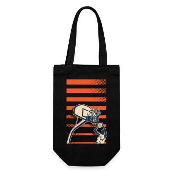 Basketball Basketballer - Geschenkbeutel für Flaschen - Schwarz - Vorne