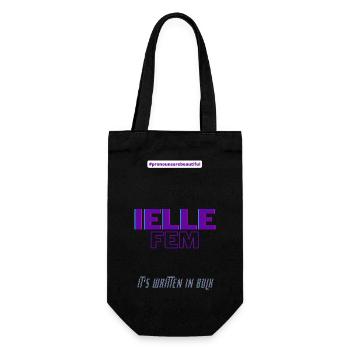 #pronounsarebeautiful ielle/fem - Sac à bouteille - noir - Devant