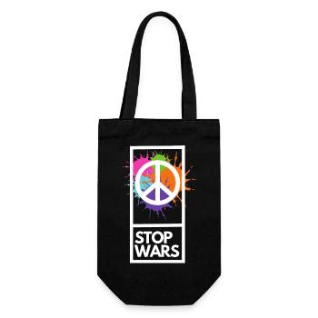Stop Wars #2 - Sac à bouteille - noir - Devant