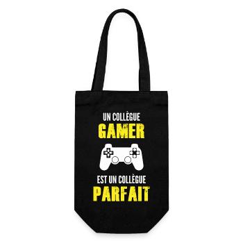 un collègue gamer est un collègue parfait - Sac à bouteille - noir - Devant