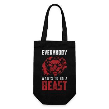 Lion Safari Majestic Pride - Gift Bag for Bottles - black - Front