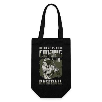 Baseballschläger Amerika Baseballer - Geschenkbeutel für Flaschen - Schwarz - Vorne