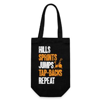Indoor Cycling Bike Workout - Gift Bag for Bottles - black - Front