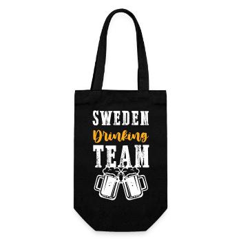 Sweden Drinking Team - Gift Bag for Bottles - black - Front