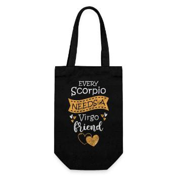 Zodiac Astrology - Gift Bag for Bottles - black - Front