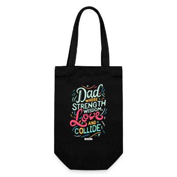 Papa Amour - Sac à bouteille - noir - Devant